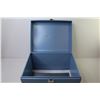 Image 2 : Blue Omega Metal File Case w/Lock & Key