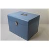 Image 4 : Blue Omega Metal File Case w/Lock & Key