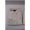 Image 2 : (2) Westline Apparel White XXL Long Sleeve Button-Up Work Shirts - New in Package