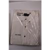 Image 3 : (2) Westline Apparel White XXL Long Sleeve Button-Up Work Shirts - New in Package