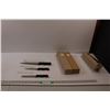 Image 1 : (2) 3 pc Sets of Farberware Kitchen Knives - NIB