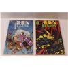 Image 2 : (2) Epic Comics "Ailen Legion" Issue #13, #14 & Comico Comics "Silver Back" Issues #2, #3 (All Sleev