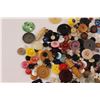 Image 2 : Jar of Buttons Varying in Styles & Materials
