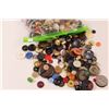 Image 2 : (2) Bags of Buttons Varying in Styles, Colors & Materials