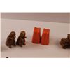 Image 4 : (8 Sets) Salt & Pepper Shakers of Varying Styles & Materials - Beavers, Cows, Trains, Cars, Oranges,