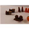 Image 8 : (8 Sets) Salt & Pepper Shakers of Varying Styles & Materials - Beavers, Cows, Trains, Cars, Oranges,