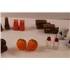 Image 9 : (8 Sets) Salt & Pepper Shakers of Varying Styles & Materials - Beavers, Cows, Trains, Cars, Oranges,