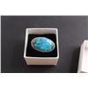 Image 2 : Sterling Silver Turquoise Ring - Size 6