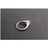 Image 2 : Sterling Silver Cubic Zirconia Ring - Size 7