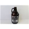 Image 2 : (2) 64Oz Brown Bottles - Common Crown - Best of Kin