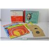 Image 1 : 45 rpm records - (1) Cowboy Songs (3) Winnie The Pooh Songs - 78 rpm Records For Special Needs - Jam