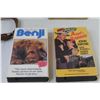 Image 2 : (2) VHS Tapes, Benji - John Wayne - Purse - Wall Hanging Decor Sayings