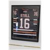 Image 1 : *Autographed Jarret Stoll #16 Edmonton Oilers Framed Jersey - 40" x 32" x 3"