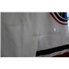 Image 4 : *Danny Syvret #28 CCM Edmonton Oilers Framed Jersey - 40" x 32" x 3", Small Stain