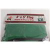 Image 2 : CFL Saskatchewan Roughriders 3' x 5' Flag - Sealed, Weiser's Special Blend Roughriders Socks - Seale