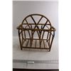 Image 1 : Vintage Bamboo Magazine Holder