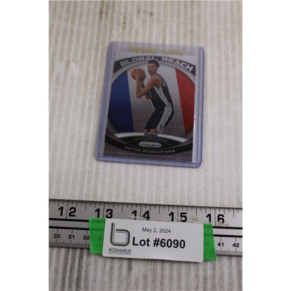 Prizm Victor Wembanyama Rookie Basketball Card