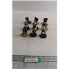 Image 1 : (9) Small Hockey Figurines