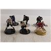 Image 3 : (9) Small Hockey Figurines