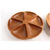 Image 2 : (2) Lazy Susan Divided Serving Bowls
