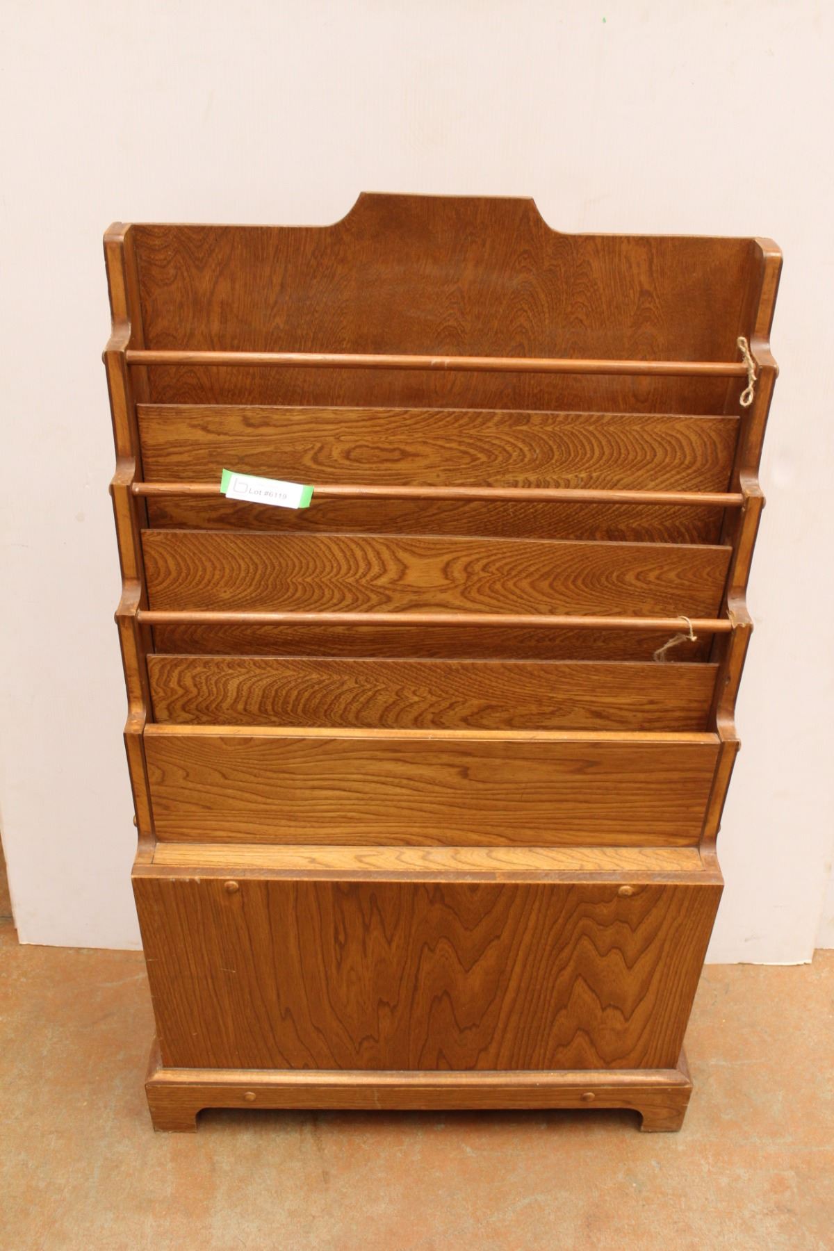 Pallet Pamphlet Racks *Wooden Pamphlet Display Rack - 23 1/2