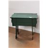 Image 1 : *Green Painted Vintage Wooden Decorative Side Table - 16" x 30" x 30" H