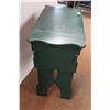 Image 3 : *Green Painted Vintage Wooden Decorative Side Table - 16" x 30" x 30" H