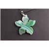 Image 2 : Jade Star Pendant with Cord Necklace
