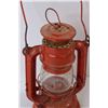 Image 3 : Small Red Kerosene Hanging Lantern