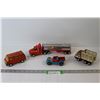 Image 1 : (4) Tonka Model Toys: Semi, Van, Hot Rod, Hay Truck