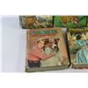 Image 5 : (7) Vintage Hard Cover Books: Lassie, Tom Sawyer, Swiss Family Robinson, Misc. - Some Wear