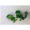 Image 6 : "Sprout" Jolly Green Giants Son Lot: Radio(May Need Batteries), Magnet, Stuffie, (2) Plastic Statues