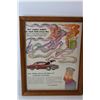 Image 2 : (2) Framed Vintage Posters: Prestone & Shell - 14.5"X11.5"