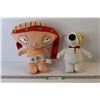 Image 1 : Family Guy "Stewie" Plushie & Brian Plushie