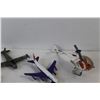 Image 4 : (8) Toy Metal Airplanes