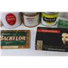 Image 6 : (5) Tobacco Tins, (2) Matches Boxes, Various Tobacco Items