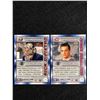 Image 2 : Ltd Ed /1200  2004 Pacific - Rick DiPietro 0579/ & Christopher Higgins 1021/ Authentic Game Worn Roo