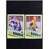 Image 1 : 2012-13 OPC Marquee Rookies Wayne Gretzky & Mario Lemieux NHL Cards