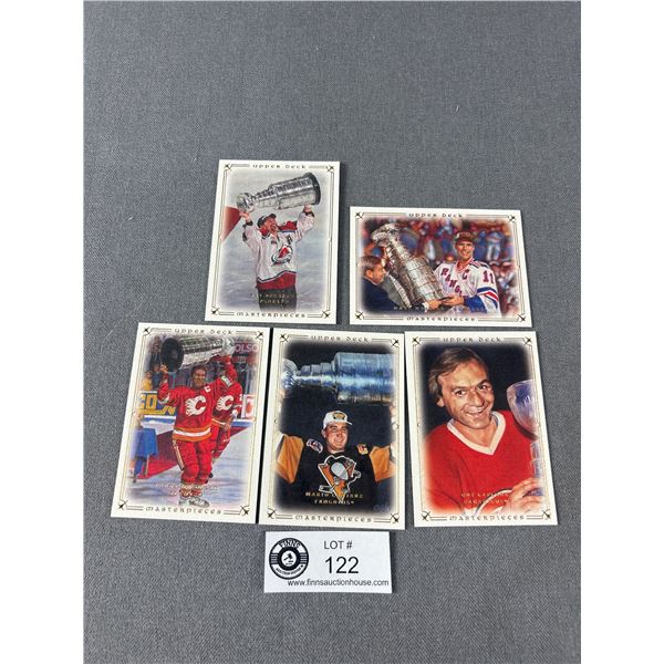 2008-09 UD Masterpieces Stanely Cup Winners NHL Cards (5)