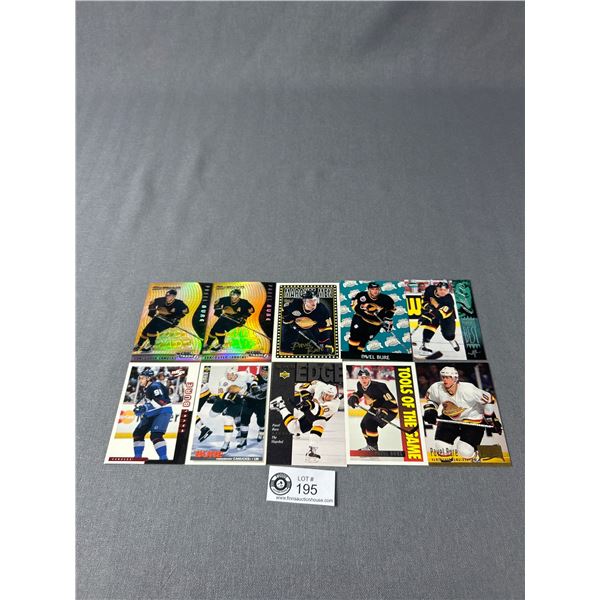 10 Assorted Pavel Bure Vancouver Canucks NHL Cards