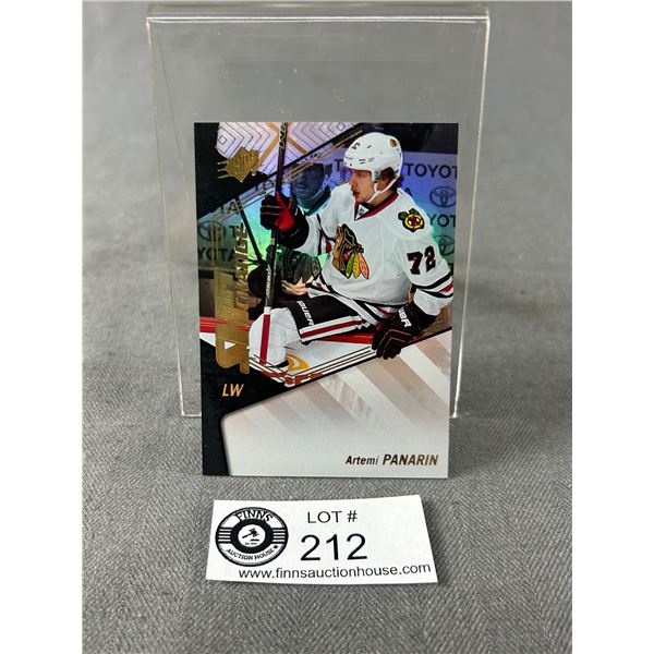 2015-16 UD SPX Shift Change Artemi Panarin Rookie NHL Card