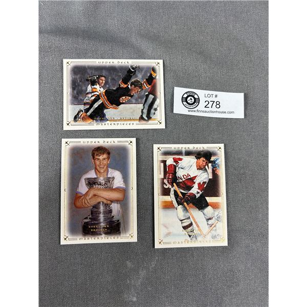 2008-09 UD Masterpieces Bobby Orr NHL Cards (3)