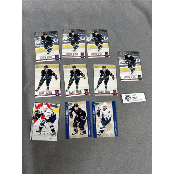 UD & Pacific Early Sedin Twins NHL Cards (11)