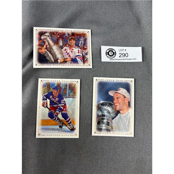 2008-09 UD Masterpieces Mark Messier NHL Cards (3)