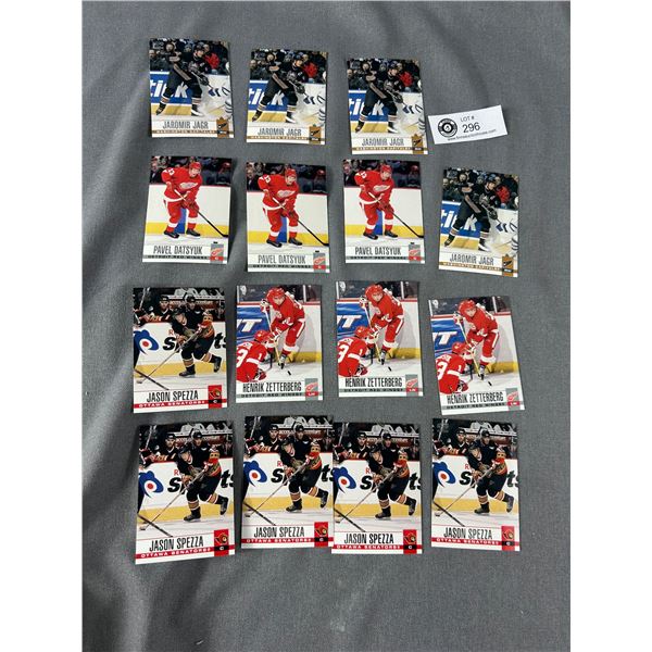 2004 Pacific NHL Cards (15) Including Spezza 2nd Yr, Zetterburg 2nd Yr & Datsyuk 3rd Yr