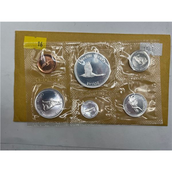 1967 Canadian Uncirculated Coin Set 43.1g 80% Silver