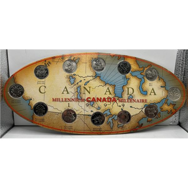 1999 Canadian Millennium Quarter Set