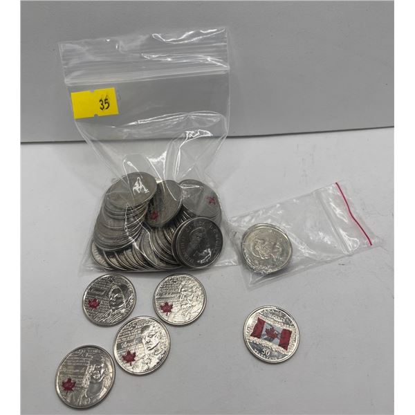 40 Collectible Quarters