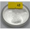 Image 1 : 1976 Montreal Olympic $5 Proof Fencing Coin  24.3g 92.5% Silver
