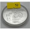 Image 1 : 1976 Montreal Olympic $5 Proof Athlete with Torch Coin  24.3g 92.5% Silver